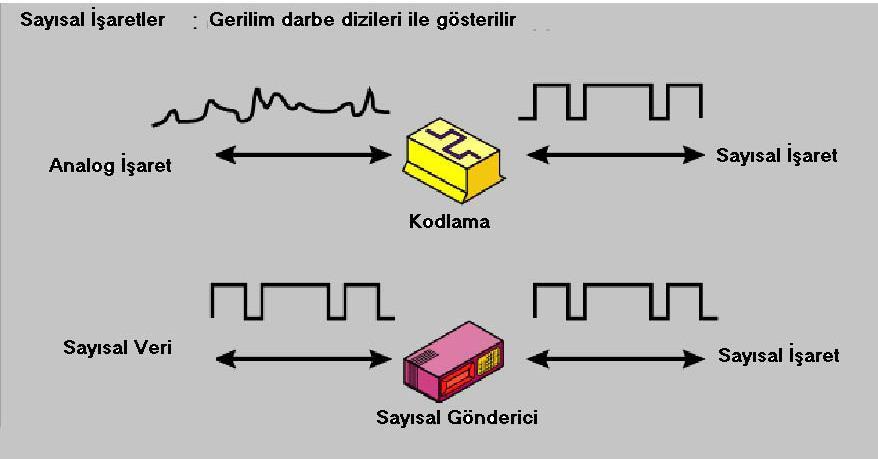 işaretle taşınması Analog ve