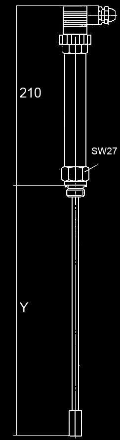 EL-22 Conductivty Probe EL 22 Conductivity Transmitter Dimensions Assembly: Cover Fix according to current regulations and protection class.