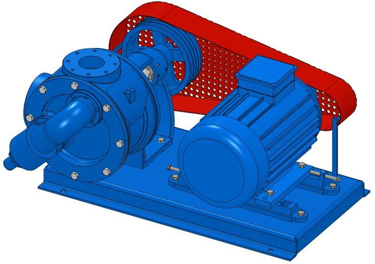 KAYIŞ KASNAK AKUPLELİ POMPA ÖLÇÜLERİ / BELT PULLEY