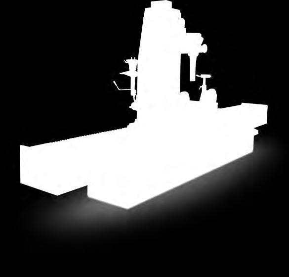 RM 2500 Silindir Rektefiye ve Yüzey Tarama Makinesi Cylinder Boring and Surface Milling Machine Teknik Özellikler Specifications RM 2500 Max. Rektefiye çapı Max. Boring diameter mm 400 Min.