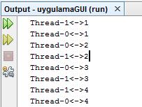 class Mudur { public void calis() { System.out.println("Mrb ben Mudur"); class GenelMudur extends Mudur implements Runnable { public void calis() {// iptal etti- override System.out.println("Mrb ben Genel Mudur"); public void run() { try { for (int i=0; i<5; i++) { // this.