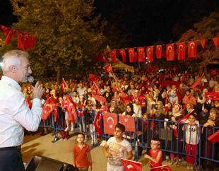 15 Temmuz kahramanlarından olan Şerife Boz a Kağıthane Belediyesi tarafından