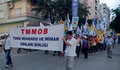 Mitinge TMMOB Adana ve Mersin İKK ları, meslek odaları, siyasi partiler, sendikalar, kitle örgütleri, sivil inisiyatifler ve dernekler katıldı. Ayrıca çok sayıda vatandaş da mitingde yer aldı.