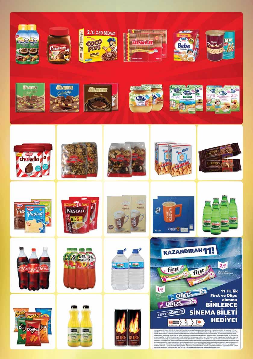 Terem Margarin Sıvı 500 Ml. 20 TL. Alışverişe 20 TL. Alışverişe Ülker Çokokrem 700 Gr. Cam Ülker Coco Pops 2x500 Gr. Ülker Pötibör 450 Gr. 2.99 TL Ülker Bebe Bisküvisi 1 Ülker Rulokat 230 Gr.