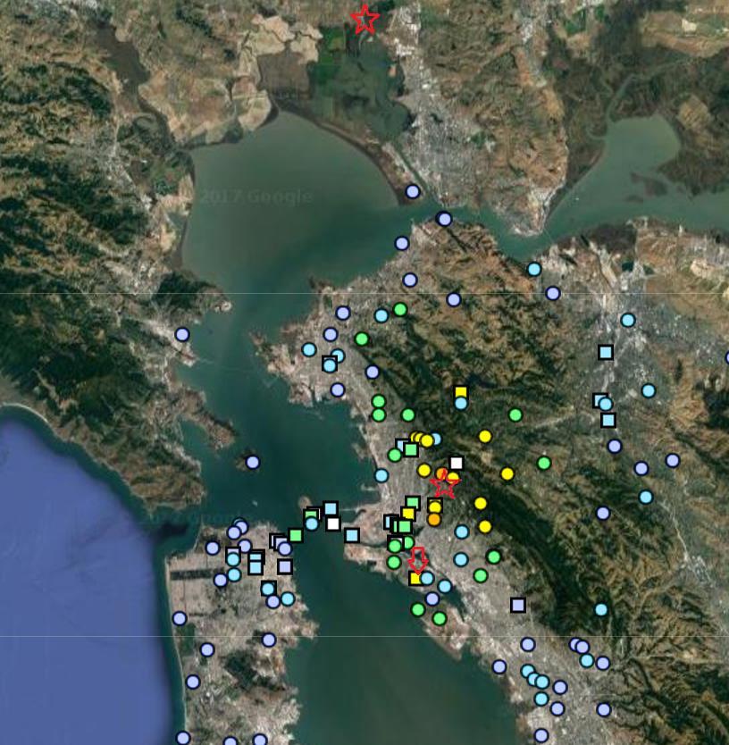 1.2. Kuvvetli Yer Hareketleri ve Özellikleri İnceleme konusu binada bulunan ivme ölçerler tarafından bugüne kadar toplam 5 adet deprem kaydedilmiştir.