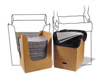 BAKIM PEDLERİ Dispense & Dispose sistemi: Atıkların doğru bir şekilde imha edilmesi için ürün ve imha poşetlerine ve kutusuna kolaylıkla erişilmesini