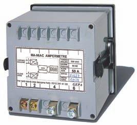 Ampermetre MA-96/72 AC Ampermetre 3-digit LED ekran MA-96/72d DC Ampermetre DC
