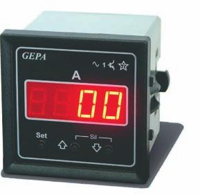 MA-96AC 50A Direkt Ölçümlü AC Ampermetre 4-digit LED ekran Dahili akım trafosu