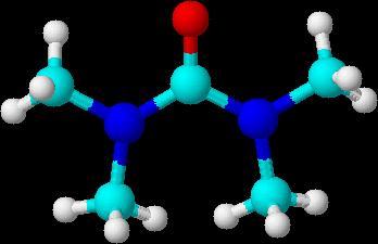 Ç10, diğer çözücülerde olduğu gibi, gerek reaksiyon koģulları bakımından gerekse de amin verimi bakımından en iyi etkiyi bromomagnezyum triaril çinkatların aminasyonunda göstermiģtir. 4.1.11 Organoçinko reaktiflerinin I ile reaksiyonunda TMU, Ç11 in etkisi H 3 C N CH 3 O N CH 3 CH 3 Molekül formülü : C 5 H 12 N 2 O Molekül ağırlığı : 116.