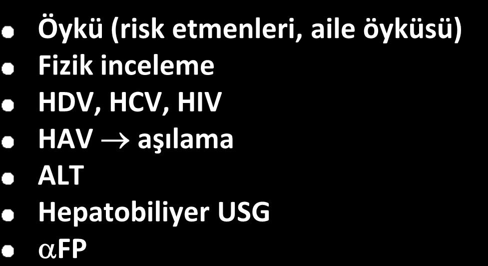 Kronik HBV Enfeksiyonu Kronik B hepatiti / İmmüntoleran hasta