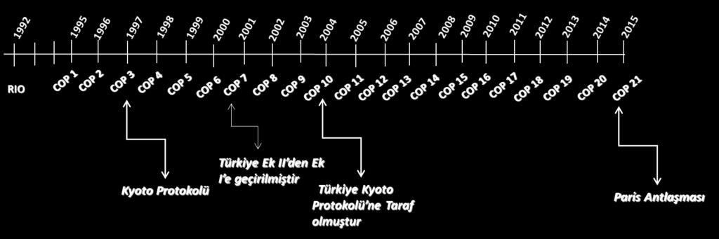 Rio konferansından sonra ilki 1995 yılında olmak üzere her sene