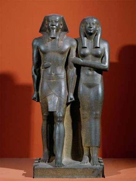 Firavun Menkaure (Mycerinus) ve Karısı, MÖ 2490-2472,