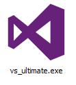 İsterseniz bu hizmetten yararlanmadan da Studio.NET kurulumunu başlatabilirsiniz. Masaüstünüze inen aşağıda sembolü gösterilen vs_ultimate.