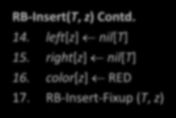 right[z] nil[t] 16. color[z] RED 17.