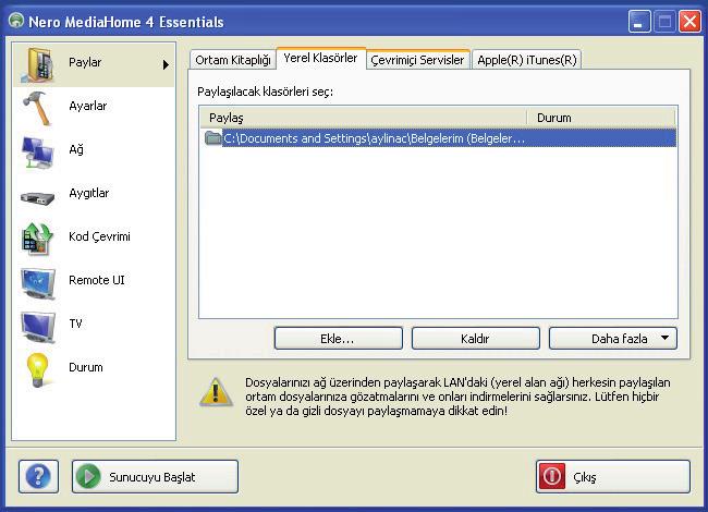 13. Şimdi masaüstünüzde Nero MediaHome 4 isimli kısayolu görebilirsiniz. Tebrikler! Nero MediaHome 4 yazılımını PC nize başarıyla yüklediniz. 14.