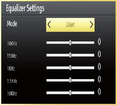 Configuring Sound Settings Sound settings can be configured according to your personal preferences. Press MENU button and select the Sound icon by using or button.