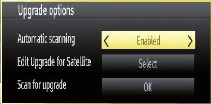 Press OK button to view a sub-menu. Menu Timeout: Changes timeout duration for menu screens. Scan Encrypted: When this setting is on, search process will locate the encrypted channels as well.