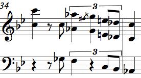 olduğunda, Salgan ın nasıl bir armoni dizimi kullandığını anlamak açısından önemlidir.