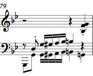 Salgan ın kendi el yazması (2008) incelendiğinde 17. ölçü dahil, ondan sonraki dört ölçünün piyano solo olarak kabul edildiği görülür. 33.
