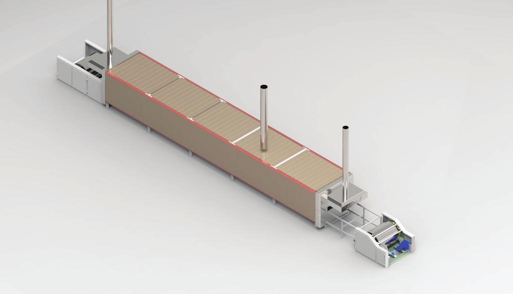 Fırın - Oven Tünel Fırın - Elektrikli Gauge Roll Unit Tünel Fırın - Elektrik ile Çalışan fırın tipi.