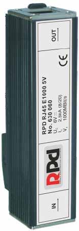 RPD Rj G IEC standartlarına göre Cat veya Sınıf E kablolama sistemlerinde, tüm endüstriyel Ethernet uygulamalarında ( 10M, 100M, 1GBit veya üstü ) ve Power Over network sistemlerinde kullanılır.