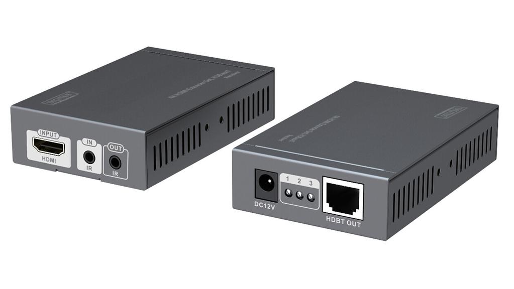 4K HDMI Genişletici Set, HDBaseT Kullanma Kılavuzu DS-55501 Digitus 4K Uzatıcı Seti, HDBaseT hem yüksek netlikte grafik ekranı hem de kesintisiz video oynatımına