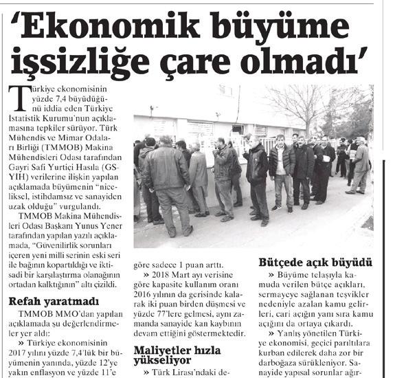 Basında Odamız Mart 2018 Oda Sekreteri Yunus Yener in katıldığı Türk Tesisat Mühendisleri Derneği nin 25. Yıl Kuruluş Balosu, TTMD Dergisinde TTMD 25. yılını kutladı başlığıyla haber yapıldı.