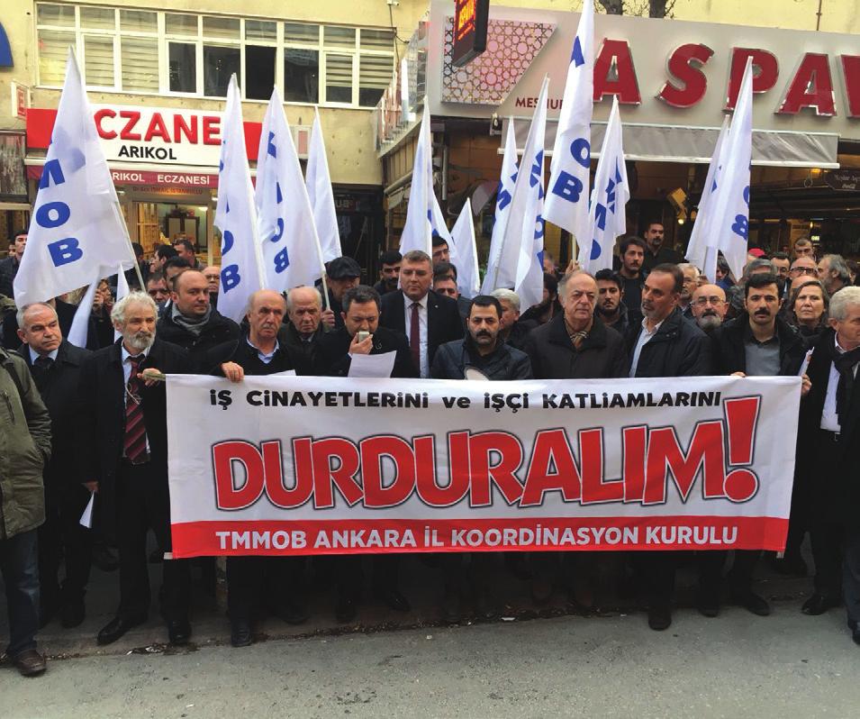 TMMOB den HER 3 MART TA DEDİĞİMİZ GİBİ; İŞ CİNAYETLERİNİ VE İŞÇİ KATLİAMLARINI DURDURALIM!