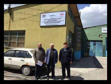 Erzincan Organize Sanayi Bölgesi Yönetim Kurulu Başkanlığı ile Kuzeydoğu Anadolu Kalkınma Ajansı arasında 2017 yılı Güdümlü Proje Desteği programı kapsamında Güneşle Gelen Güç Projesi için 11.16.