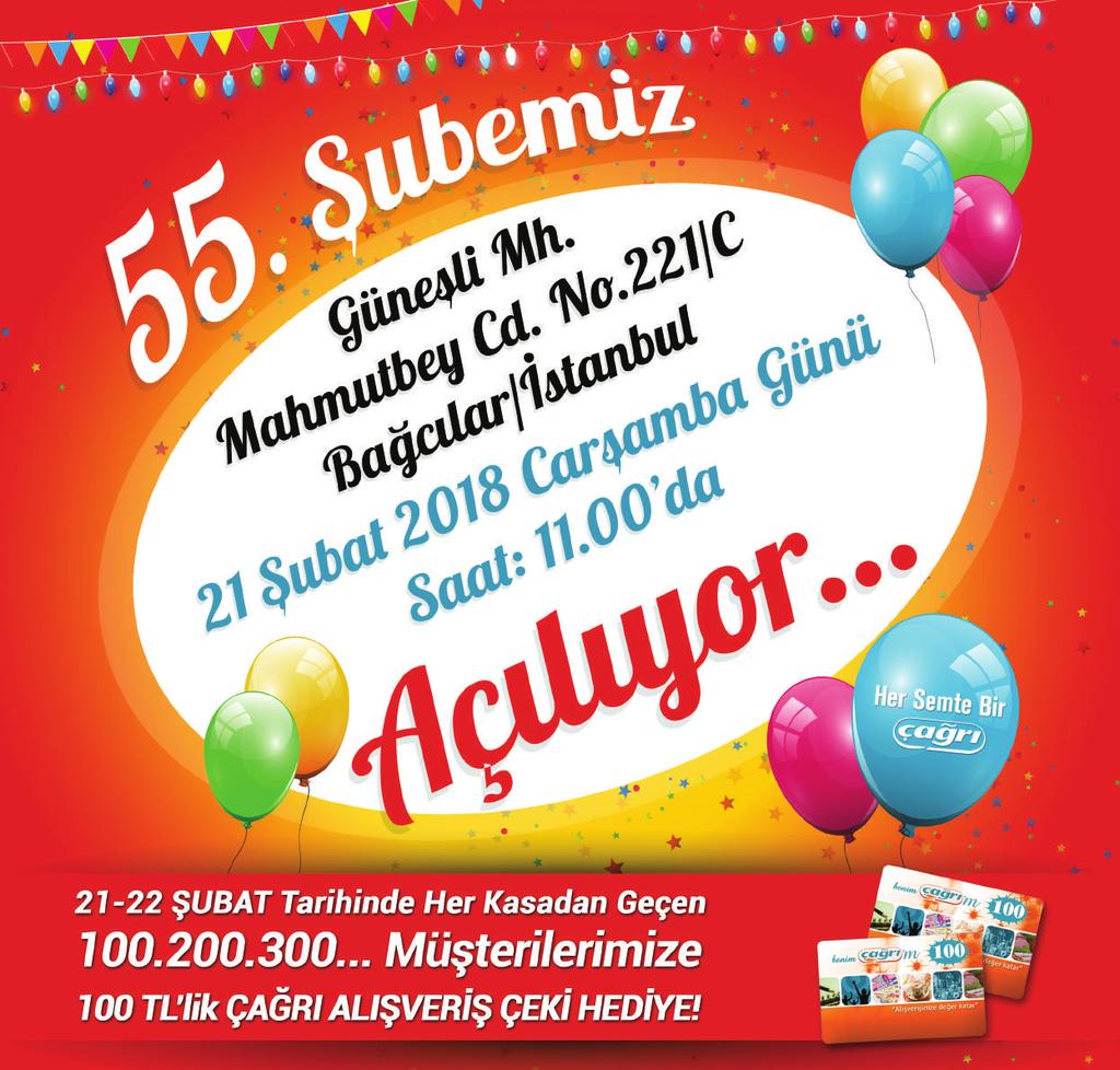 İNDİRİM BÜLTENİMİZ 21 ŞUBAT 2017 28 ŞUBAT 2017 TARİHLERİ ARASINDA GÜNEŞLİ