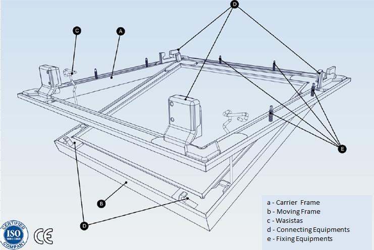 3 TOUCH-OPERATED DRYWALL ACCESS PANEL