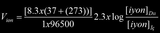 3 x(37 (273))] [iyon]dıı ln 1x96500 [iyon]iç Vion (V )