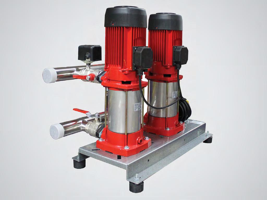 Talebe göre iki pompalı, üç pompalı imal edilmektedir. MKA produces fluid pump assembly sets.