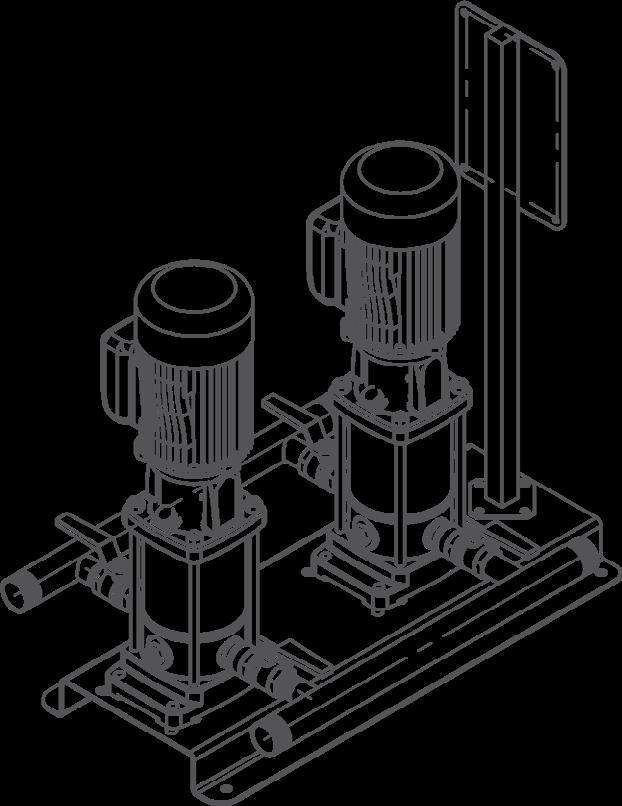 Pump chassis is designed and manufactured for all type pumps.