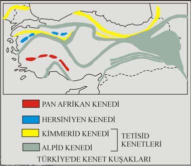 Türkiye de deformasyon alanlarının yaşı dikkate alınarak yapılan bir sınıflamada Paleotektonik dönemde dört büyük orojenik döneme ait deformasyon alanlarının varlığı bilinmektedir.