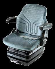 adjustment Integrated seat back extension 308 480 289 571 582 GRAMMER Mechanical Suspension Seat Part No. DF-0.