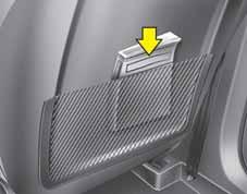 Aracınızın güvenlik özellikleri ORB030017 Koltuk cebi (varsa) Koltuk arkal cebi ön yolcu ve sürücü koltuklar n n arkas nda bulunur.