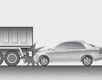 Aracınızın güvenlik özellikleri Darbeden hemen önce sürücüler genellikle sert fren yaparlar.