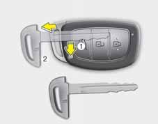 Aracınızın özellikleri AKILLI ANAHTAR (VARSA) Bir ak ll anahtar ile bir kap y (ve bagaj kapa n ) kilitleyebilir veya kilidini açabilir ve hatta anahtar sokmadan motoru çal flt rabilirsiniz.