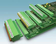 Kendinden yapışkanlı etiket şeritleri tüm PCB klemenslere ve COMBICON konnektörlere uygulanabilir.