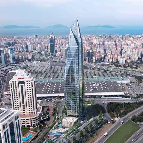 Rönesans Tower Rönesans Tower Mimari Architect FX Fowle Architects Ataşehir LEED Platinum, BD+C: Core&Shell Tarihi Eylül