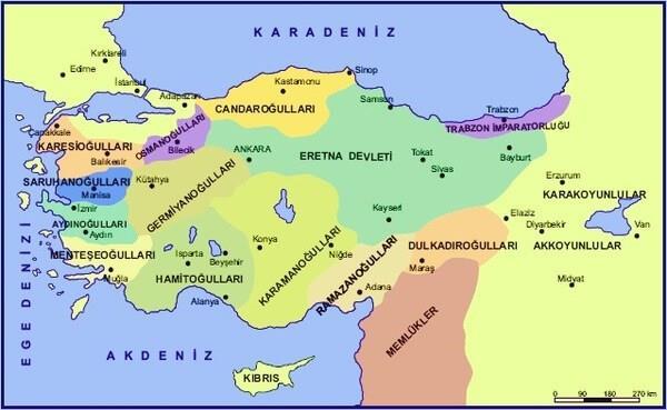 Aynı yıl Eretna Devletinde yaşanan kargaşalıklar neticesi Kadı Burhaneddin Ahmed 116, Eretna I. Mehmet Bey tarafından 1365 de Kayseri kadısı yapıldıktan sonra II. Mehmed e naib oldu. 1390 da II.