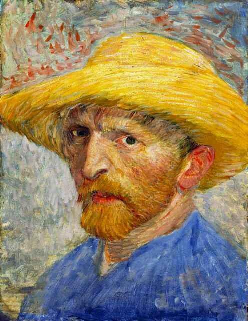 Transandant -Aşkın- İdealizm Deneyiminde Bir Düşünür- Sanatçı Örneği Olarak Vincent Van Gogh YILDIRIM Resim 9: Hasır Şapkalı Öz-Portre 1887 Paris, Michigan: Detroit Sanat Enstitüsü Doğaya uygun yaşam