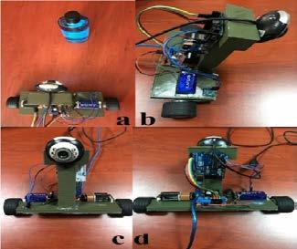 M GÜNEŞ Academic Platform Journal of Engineering and Science 6-2, 124-133, 2018 Now we have the central coordinates of a bounding box of blue objects in the image.