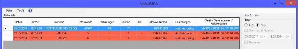 Aktarımı başlatmak için Load selected data a tıklayınız. Fazla veri miktarına bağlı olarak bu işlem birkaç dakika alabilir. İşlem belirtilen yukarıda verilen veri listesinde gösterilmektedir.