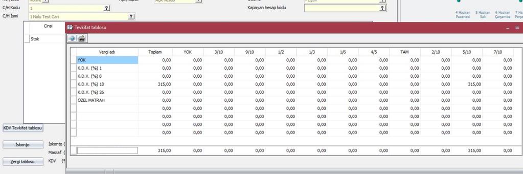 Mikro Programlarında Yapılan Yenilikler Faturalarda Tevkifat Uygulama Ek olarak hesaplanan