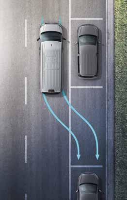 1) 2) Aracın hızını önde giden aracın hızına göre otomatik olarak ayarlıyor ve sürücü tarafından ayarlanan mesafeyi koruyor. Aynı zamanda, aracı belirlenen hız dahilinde tutuyor.