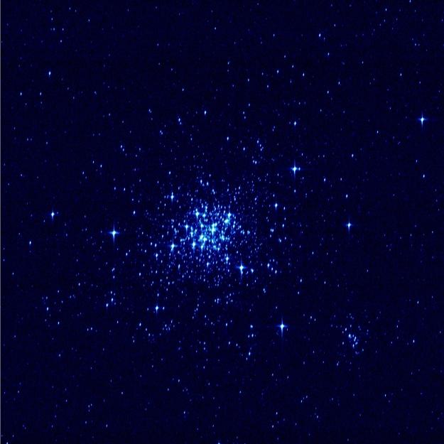 Şekil 1.18. 6 Şubat 2014 tarihinde GAIA uydusu tarafından LMC (Büyük Magellan Bulutu) de bulunan genç bir yıldız kümesi olan NGC1818 gözlemi.