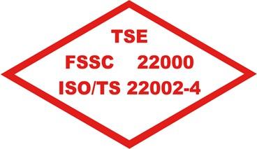 FSSC 22000 (Gıda Güvenliği Sistemi) Belgesi ve Markası tarafından kuruluş adına düzenlenen, kuruluşun başvuruya esas olan FFSC 22000 sisteminin incelenerek, ilgili FSSC 22000 şartlarına uygun