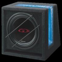 Kutu Subwoofer, 120W RMS Bass reflex (Mavı